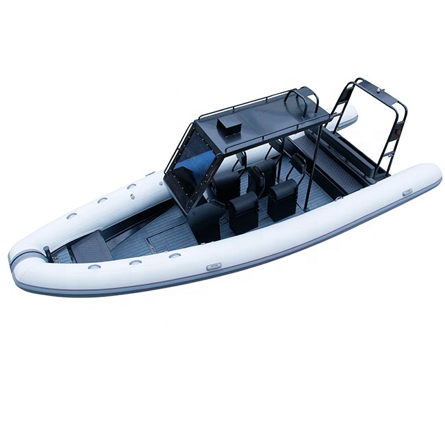 RHIB 760 Rigid Inflatable Boat Rib Aluminum Military Hypalon Aluminum Rib Boat