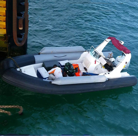 17ft 5.2M Boats Fiberglass Fishing Hypalon Boat